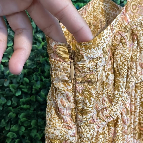 NWT ULLA JOHNSON Cordelia Dress in Meadow Size 10 - Picture 9 of 11